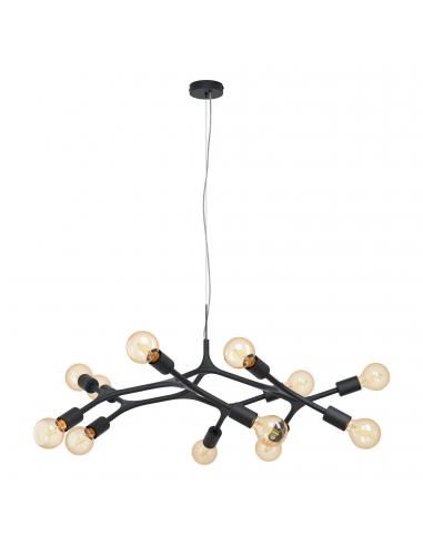 EGLO 98347 - BOCADELLA Living Room Lamp in Black Steel