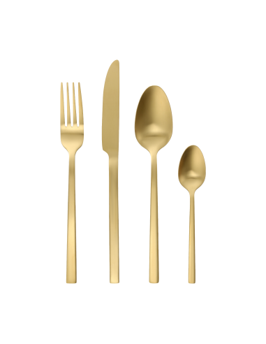 BELOHA Juego de Cubiertos Oro