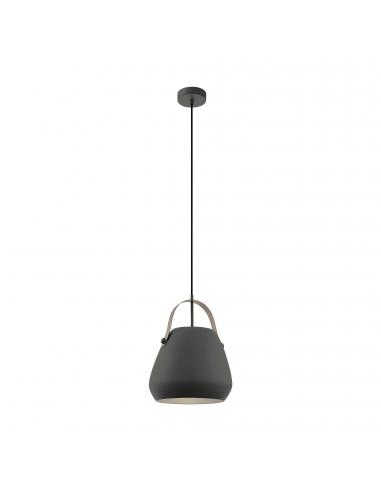 EGLO 98349 - BEDNALL Living Room Lamp in Dark Ochre Steel, Pearl Gray