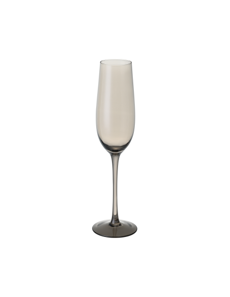 ORMARA Champagne Glass Grey Transp