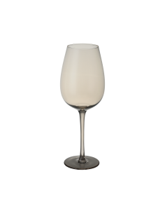 ORMARA Grey Wine Glass Transp
