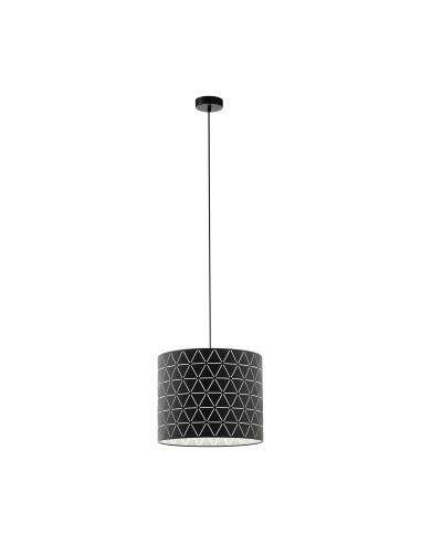 EGLO 98351 - RAMON Living Room Lamp in Black Steel and Sheet