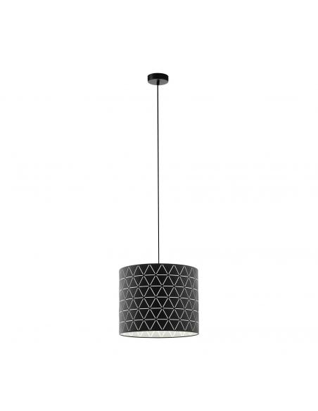 EGLO 98351 - RAMON Living Room Lamp in Black Steel and Sheet