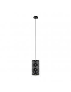 EGLO 98352 - RAMON Living Room Lamp in Black Steel and Sheet