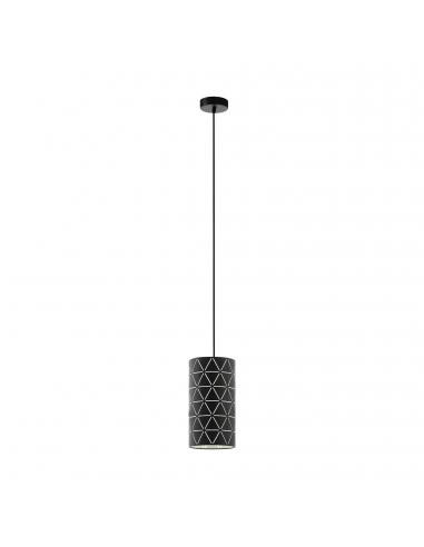 EGLO 98352 - RAMON Living Room Lamp in Black Steel and Sheet
