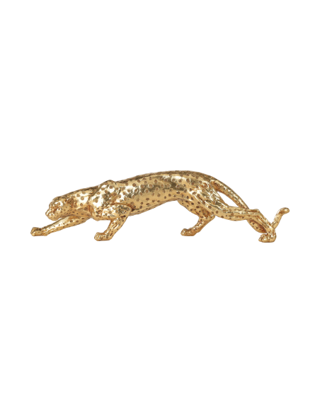 MENJANGAU Gold Leopard Figure