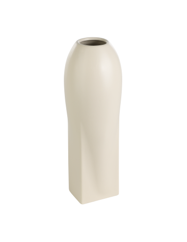 SHIMA Beige Ceramic Vase