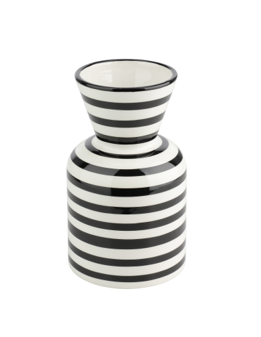 YUZAWA Ceramic Vase Black white