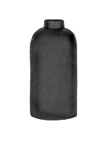 SIBAGAT Jarrón de metal Negro