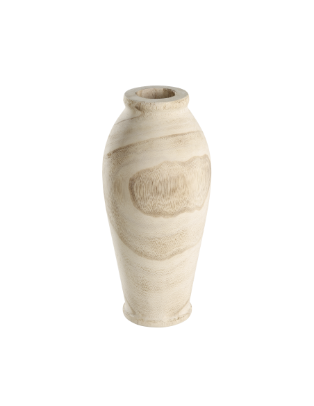 TEBANGAN Jarrón de madera