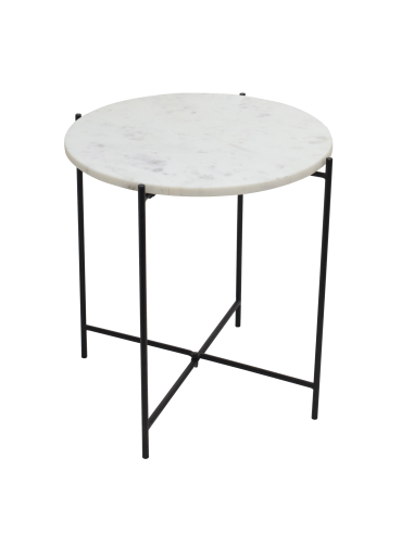 TOWADA Side table White black