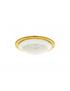 EGLO 98378 - POYATOS LED ceiling light in gold steel and glass with crystals