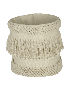 TOYAMA Cesta Crema-blanco