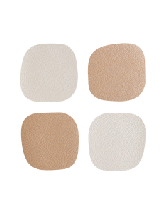 VINANIVAO Set 4 Posavasos Crema Oro