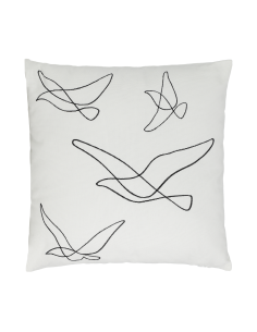 CHEVERY Cushion White black 2