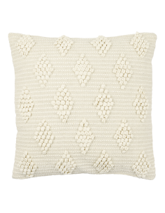 CHEVERY Cojín Crema-blanco 2