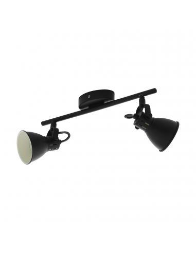 EGLO 98398 - SERAS 2 LED spotlight in black steel