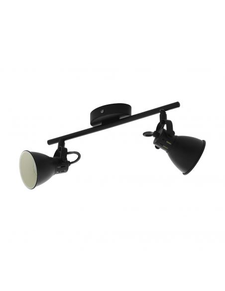 EGLO 98398 - SERAS 2 LED spotlight in black steel