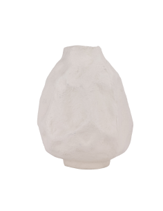 SAKAI Jarrón de metal Crema-blanco 2