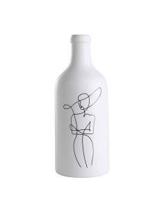 KITAKATA Jarrón de cerámica Blanco Negro 2