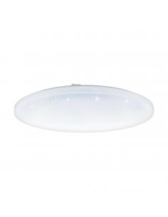 EGLO 98448 - FRANIA-S LED ceiling light in white steel and acrylic with glass effect