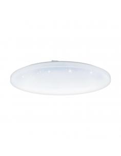 EGLO 98448 - FRANIA-S Plafón LED en Acero blanco y Acrílico con efecto de cristal