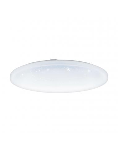 EGLO 98448 - FRANIA-S LED ceiling light in white steel and acrylic with glass effect