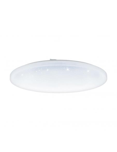 EGLO 98448 - FRANIA-S LED ceiling light in white steel and acrylic with glass effect
