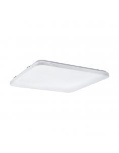 EGLO 98449 - FRANIA-S Plafón LED en Acero blanco y Acrílico con efecto de cristal