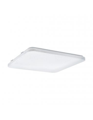 EGLO 98449 - FRANIA-S Plafón LED en Acero blanco y Acrílico con efecto de cristal