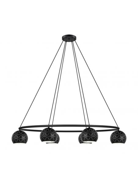 EGLO 98456 - CANTALLOPS Lámpara de Salón en Acero negro