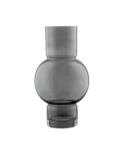 AMPITABE Jarrón de cristal Gris 2