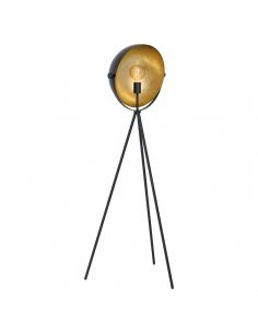 EGLO 98458 - DARNIUS Living Room Lamp in Black Steel, gold