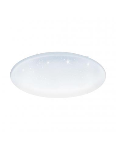 EGLO 98459 - TOTARI-C LED ceiling light in white steel and acrylic with glass effect