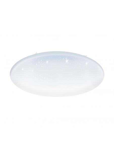EGLO 98459 - TOTARI-C LED ceiling light in white steel and acrylic with glass effect