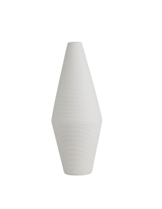 MITANE Jarrón de cerámica Blanco 2