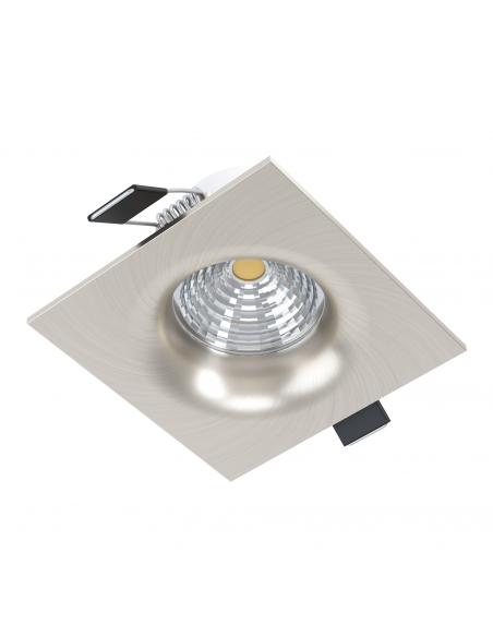 EGLO 98472 - SALICETO LED Recessed Lamp in Nickel-matte Aluminum and Glass