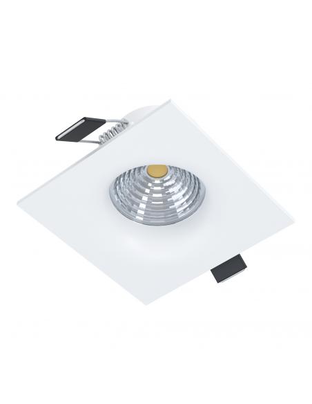 EGLO 98473 - SALICETO Recessed LED Lamp in White Aluminum and Glass