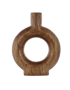 MELOBODY Jarrón de madera Naturaleza 2
