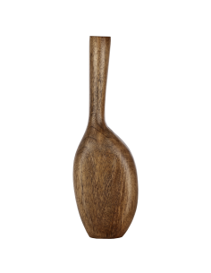 MELOBODY Jarrón de madera Naturaleza 2