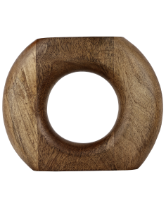 MELOBODY Jarrón de madera Naturaleza 2