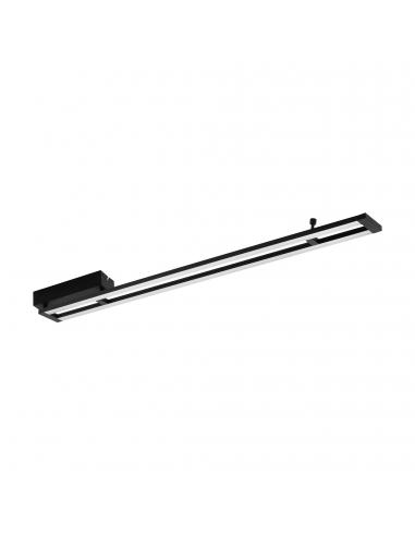 EGLO 98491 - MONTILLADO LED ceiling light in Aluminum, black steel and Acrylic