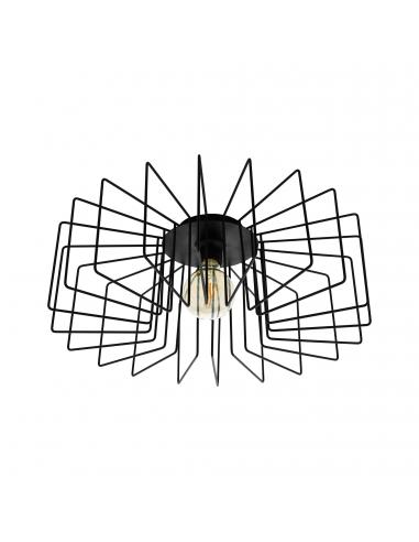 EGLO 98507 - TREMEDAL Living Room Lamp in Black Steel