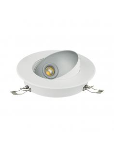EGLO 98521 - RONZANO 1 Recessed LED Lamp in white steel, silver