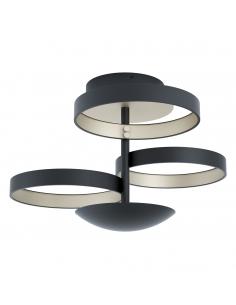 EGLO 98539 - GROMOLA LED Ceiling Light in Aluminum, steel