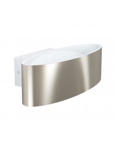 EGLO 98543 - MACCACARI LED Wall Light in Aluminum, white steel, matte nickel and Acrylic