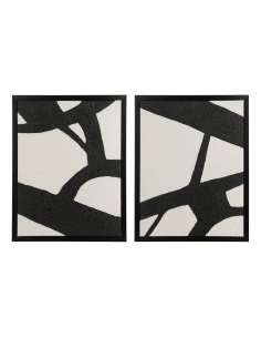 ROBERVAL Imagen Negro Blanco Set 2und 2