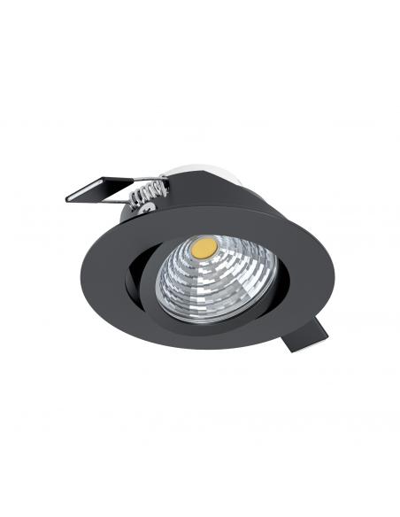 EGLO 98609 - SALICETO Recessed LED Lamp in Black Aluminum
