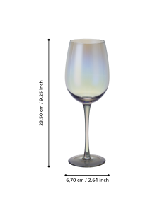 MITHILA Colorful White Wine Glass 2