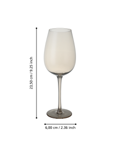 ORMARA Grey Wine Glass Transp 2